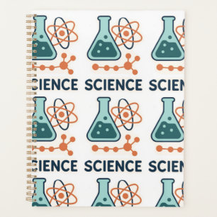 Stickers Objet scientifique - Flacon, Molécules et