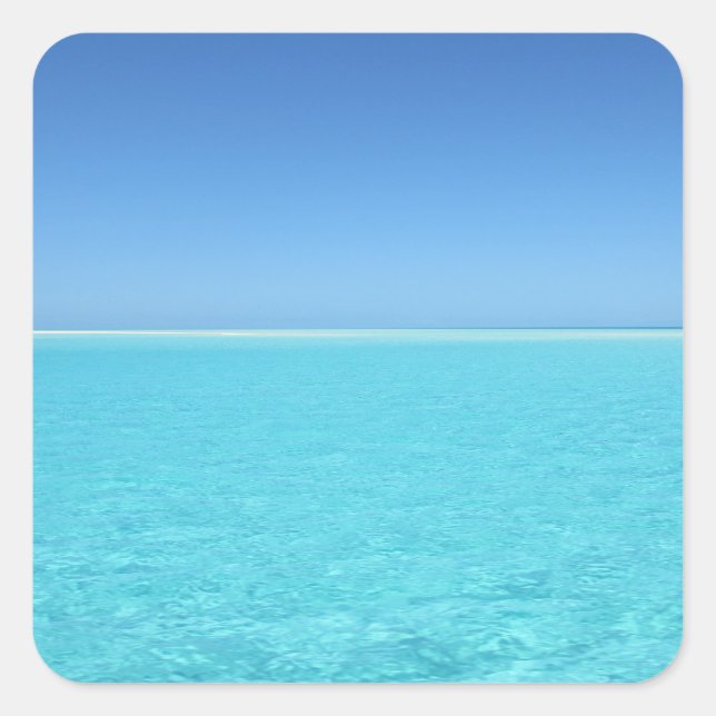 Stickers océan calme (Devant)