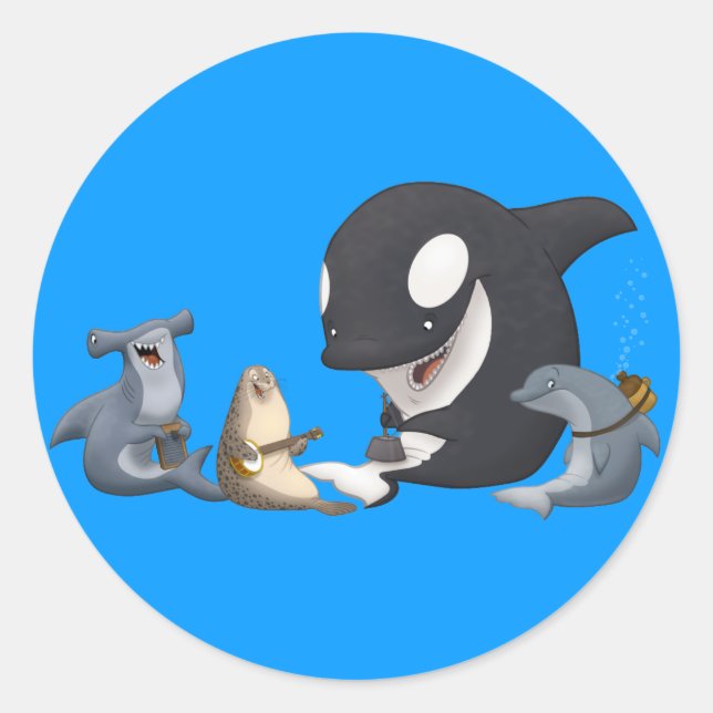 Stickers Ocean Jug Band (Devant)