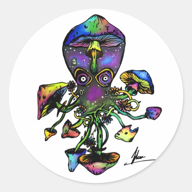 Stickers Octoshroom (Devant)