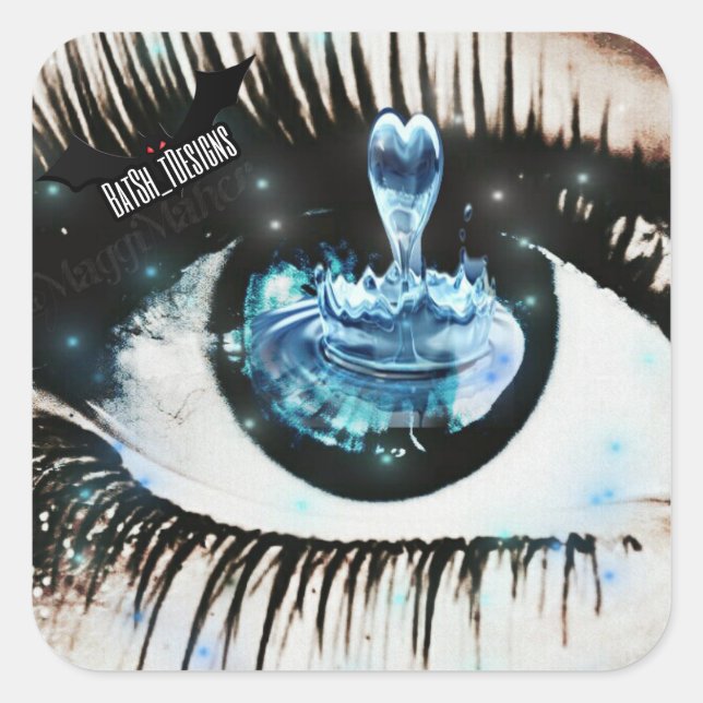 Stickers oeil bleu (Devant)