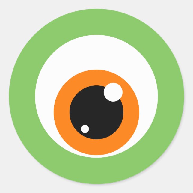 Stickers oeil monstre (Devant)