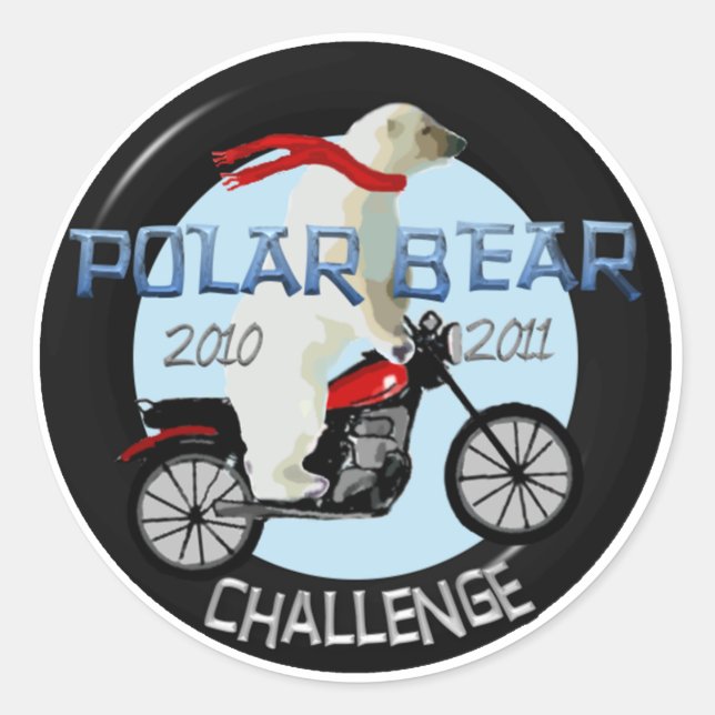 Stickers officiels du Défi Ours Polaire (Devant)