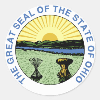 Stickers Ohio State Seal