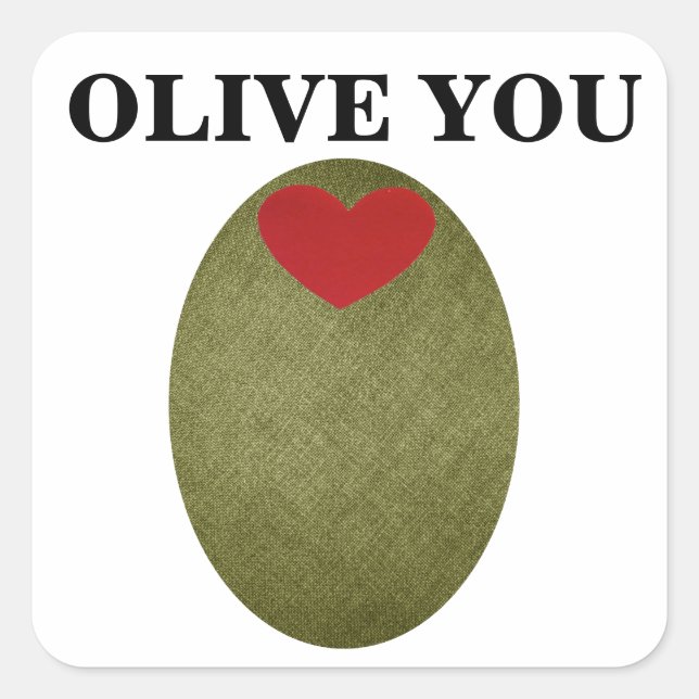 Stickers Olive You (Devant)