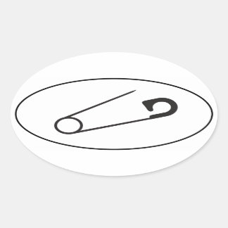 Stickers Open Safety Pin | Autocollants automobile