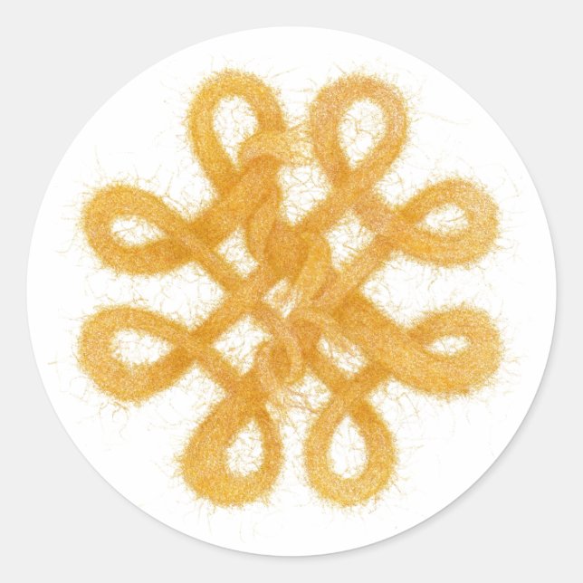 Stickers OR CELTIC KNOT petits ronds (Devant)