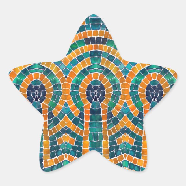 Stickers OR ICONS MOSAIC Star (Devant)
