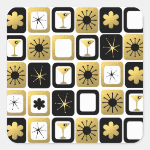 Stickers Or Rétro Glamour