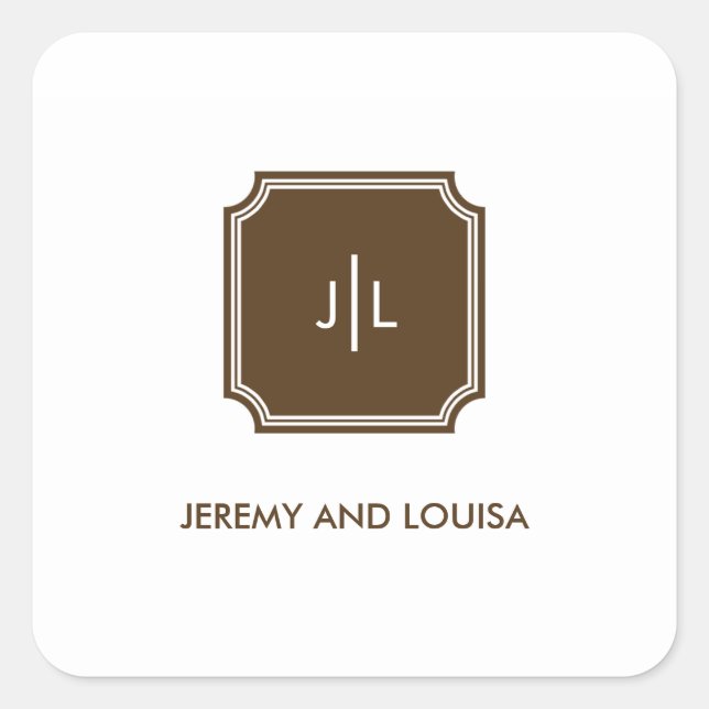 Stickers ou Étiquettes de étiquette cadeau Chic Mo (Devant)