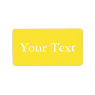 Stickers ou Étiquettes jaunes et blancs avec texte