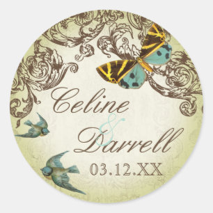 Stickers ou phoque Mariage de Botanica - Vert