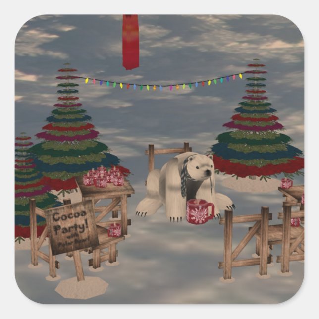 Stickers Ours Polaire (Devant)