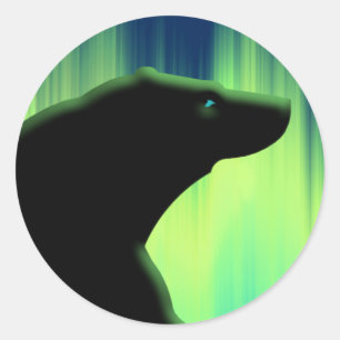 Stickers Ours Polaire Stickers Art Faune