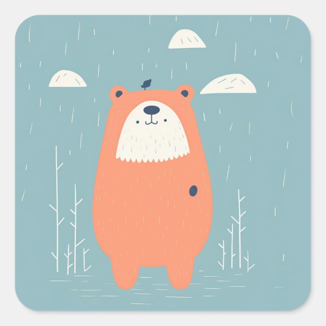 Stickers Ours Snuggy (Devant)