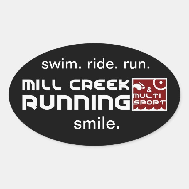Stickers Oval du club Mill Creek (Devant)