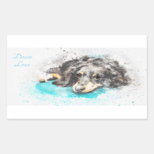 Stickers Ovales DOXIE LOVE