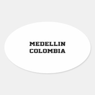stickers ovales Medellin Colombie