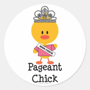 Stickers Pageant Chick