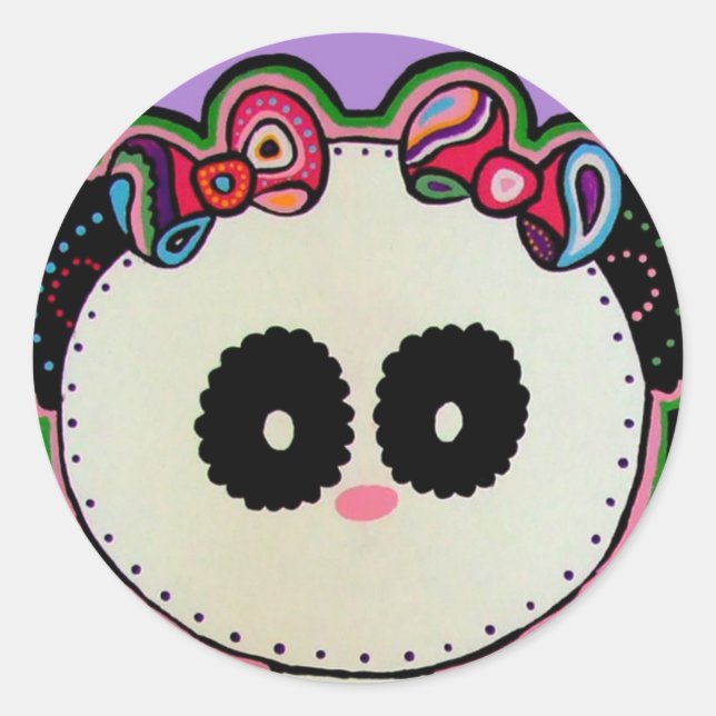 Stickers Paisley Panda (Devant)