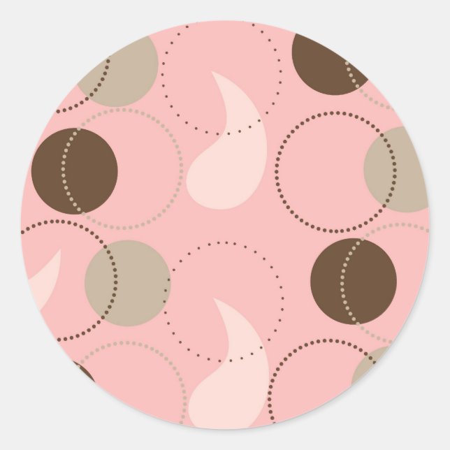 Stickers Paisley Rose (Devant)