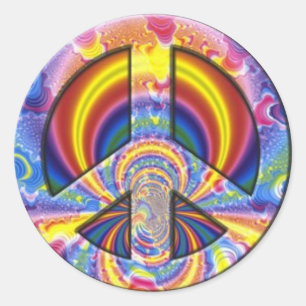 Stickers Paix Rétro