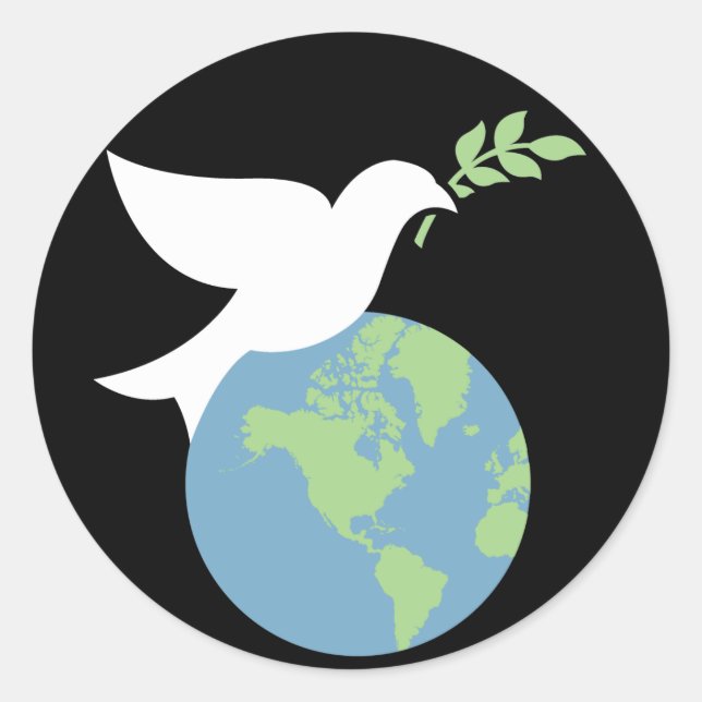 Stickers Paix sur Terre (Devant)