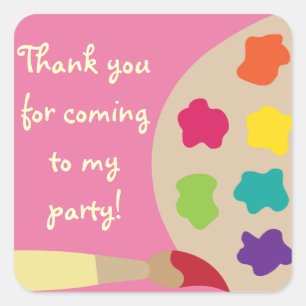 Stickers Palette d'Art - Rose