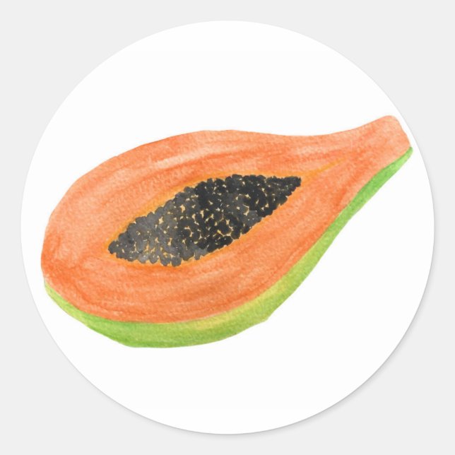 Stickers Papaya Peint ! (Devant)