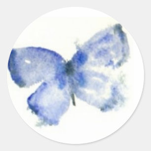 Stickers Papillon bleu