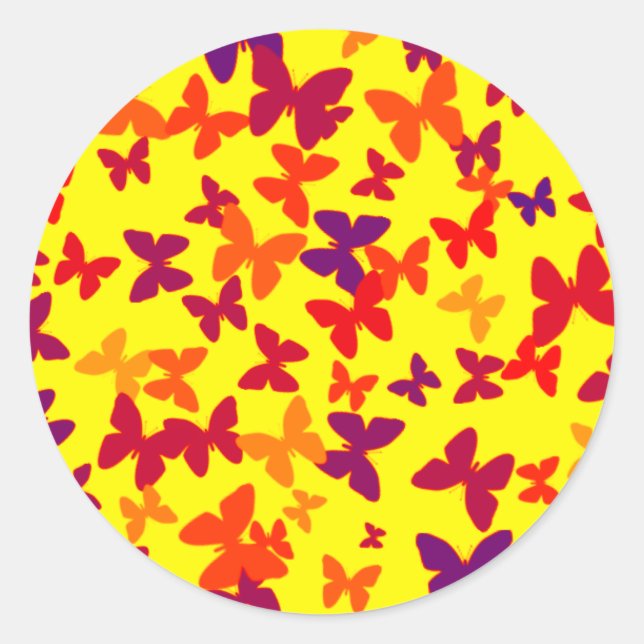 Stickers Papillon d'été (Devant)