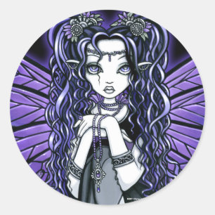 Stickers papillon gothique "Kiara"