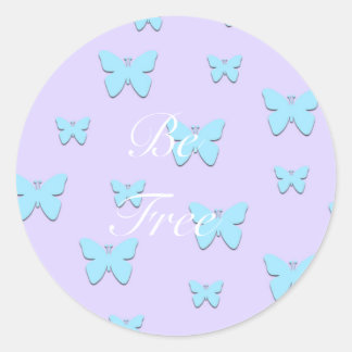 Stickers Papillon Graphique Pastel Joli