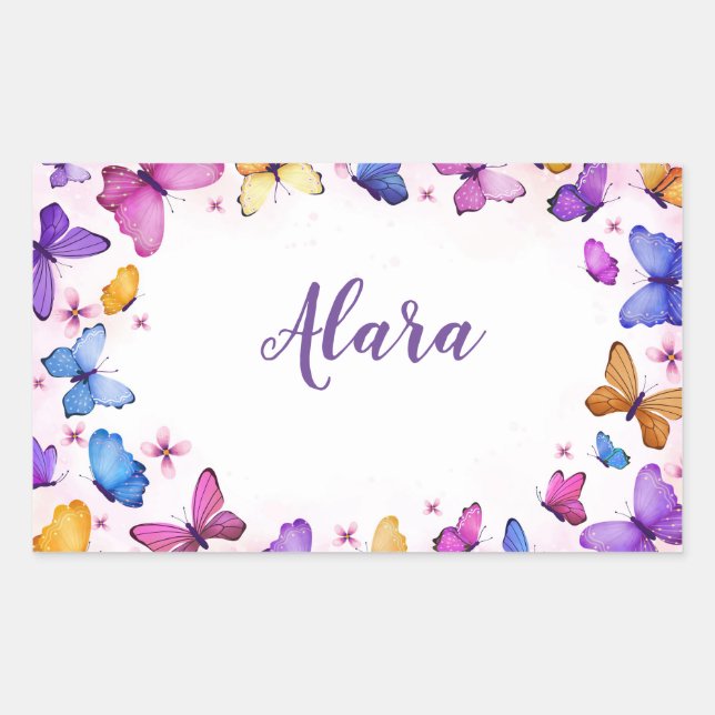 Stickers Papillon mou (Devant)