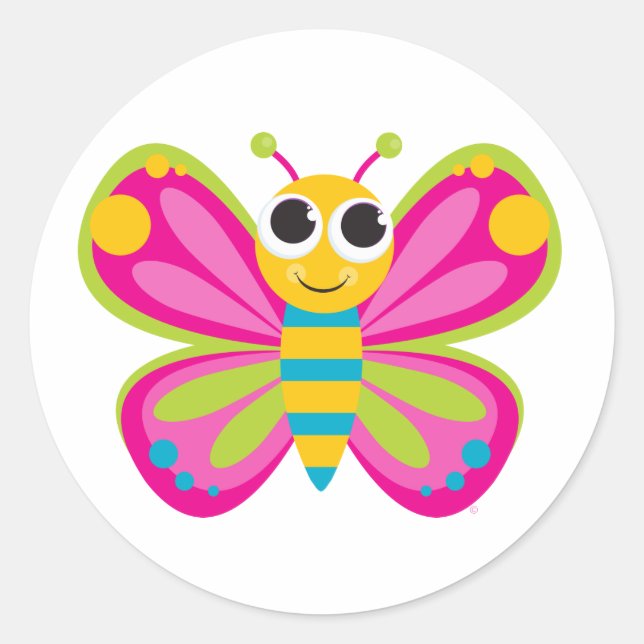 Stickers Papillon mou (Devant)