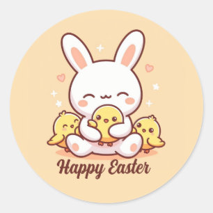 Stickers Pâques Mignonnes Bunny ! Stickers de Pâqu