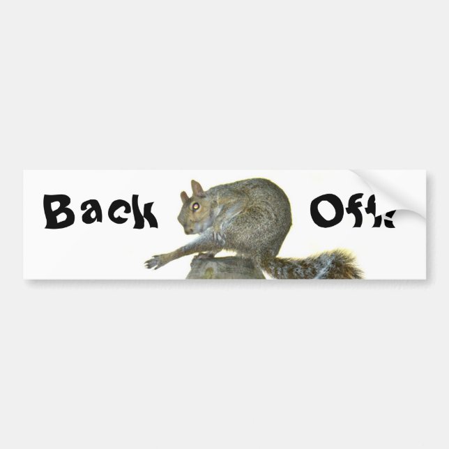 Stickers pare-chocs arrière de l'écureuil (Devant)