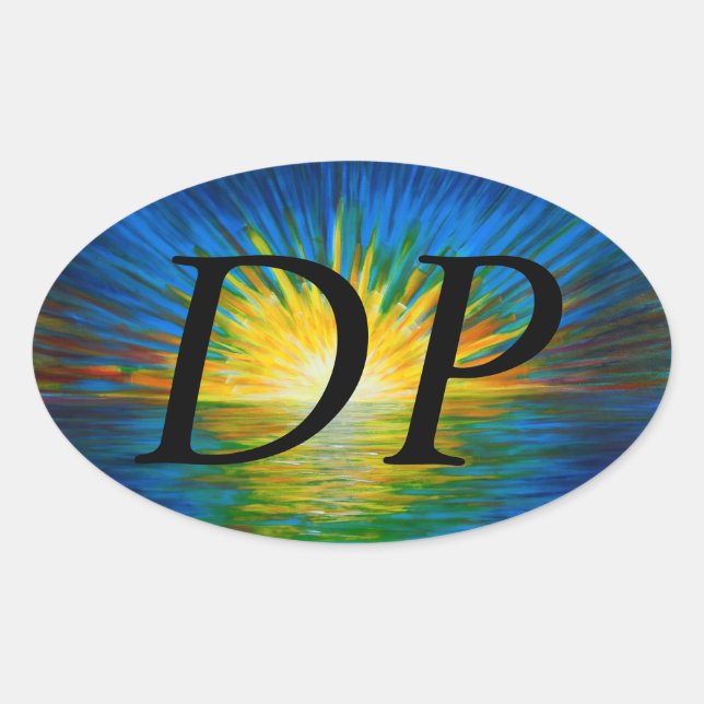 stickers pare-chocs Bubblepacific, réflexion d'eau (Devant)