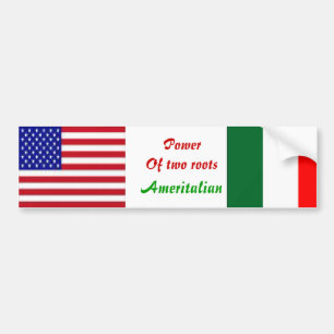 stickers pare-chocs italiens américains
