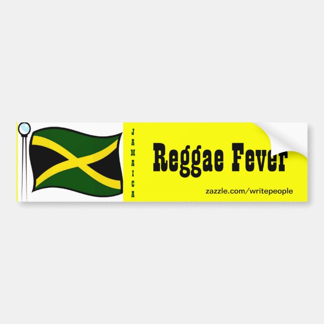 stickers pare-chocs jamaïcain-Reggae (Devant)
