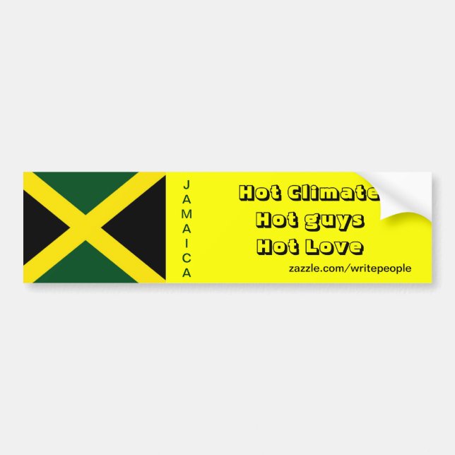 stickers pare-chocs jamaïcains (Devant)