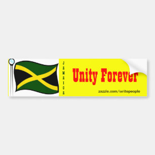 stickers pare-chocs jamaïcains - unité pour toujou