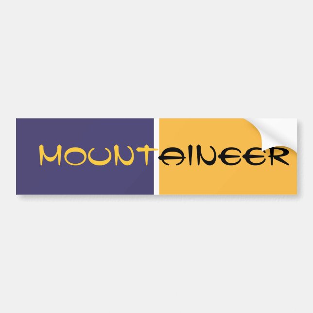 Stickers pare-chocs MONTAGNER (Devant)