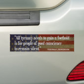 Stickers pare-chocs Thomas Jefferson (On Car)