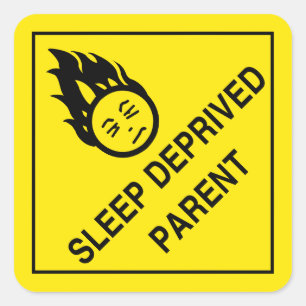 Stickers parents privés de sommeil