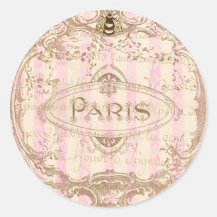 Stickers Paris Tre Chic ou sceaux d'enveloppes