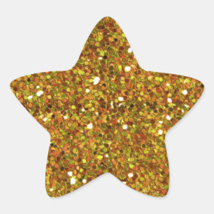 Stickers Parties scintillant jaunes