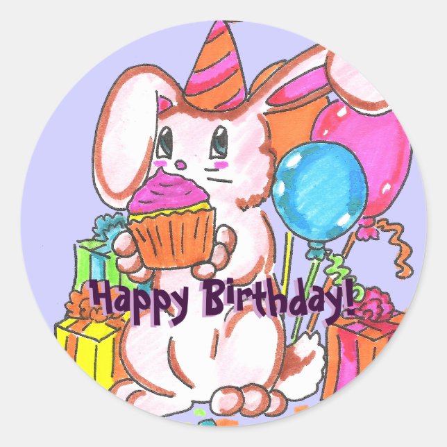Stickers Party Bunny (Devant)