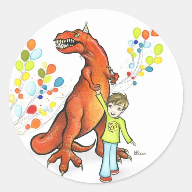 Stickers Party Dino (Devant)