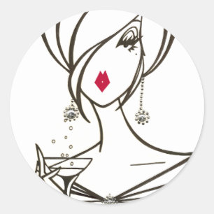 stickers Party Time Diva - Customisé